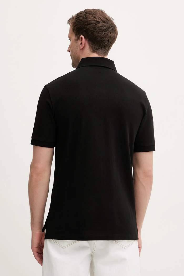 Odjeća Armani Exchange polo majica za muškarce od pamuka XM002231.AF10366 crna