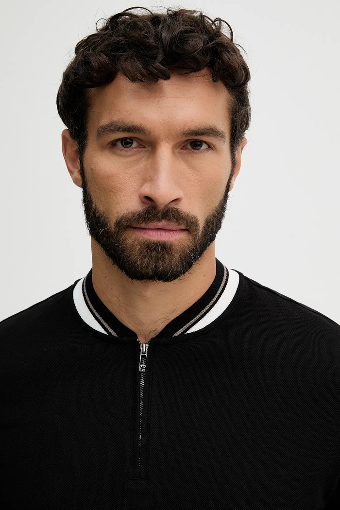 Bavlněné polo tričko Armani Exchange černá XM001764.AF10366