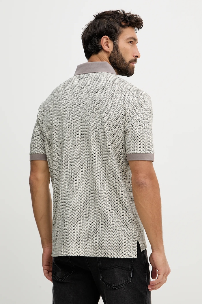 Oblečení Bavlněné polo tričko Armani Exchange XM002015.AF10366 béžová