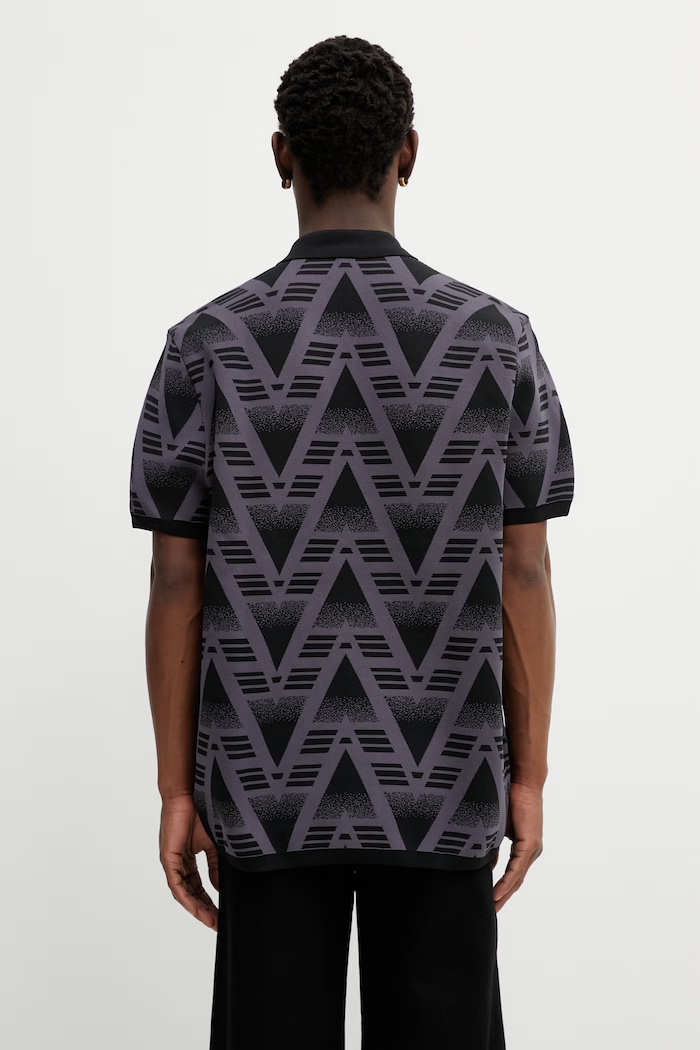 Ρούχα Πόλο adidas Originals AOP Polo KC9096 μαύρο