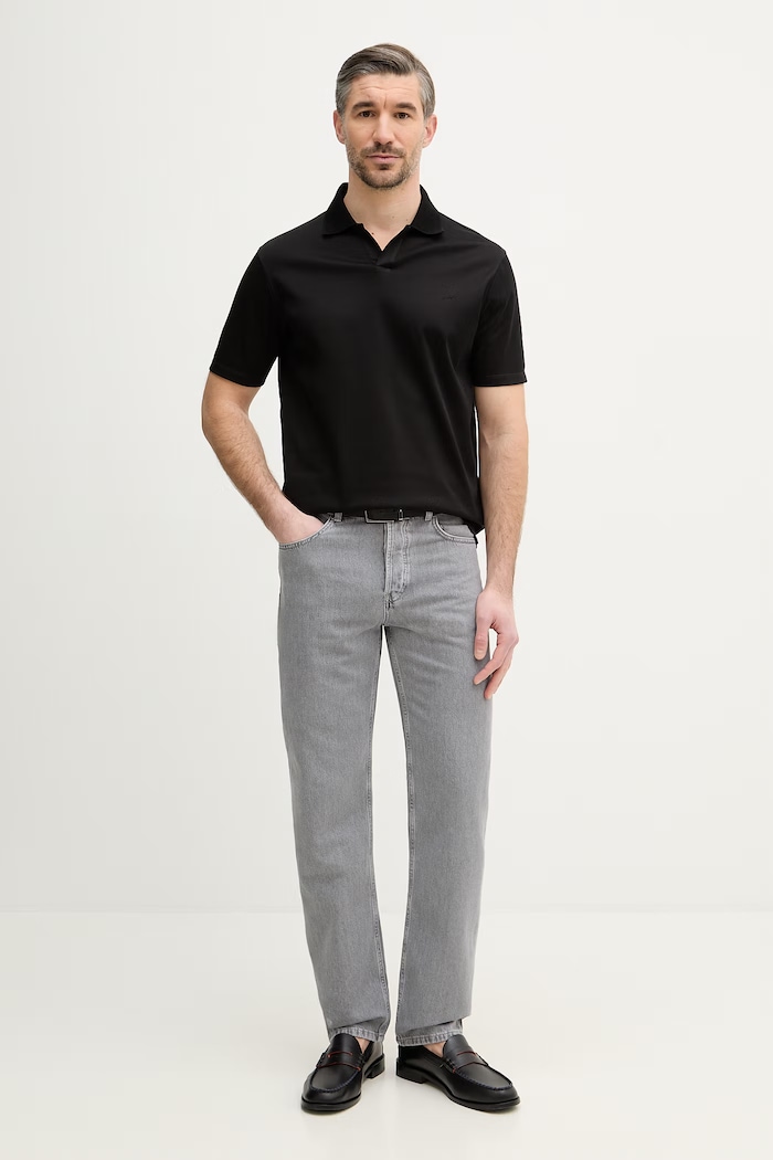 Paul&Shark polo de bumbac 26411265 negru SS26