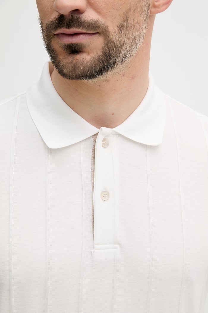 Paul&Shark polo pentru bărbați, din bumbac 26411632 alb