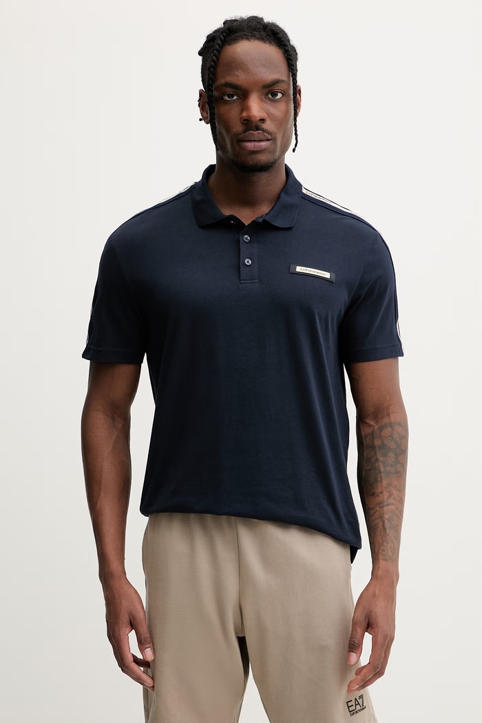 EA7 Emporio Armani tricou pentru bărbați, din bumbac bleumarin AF10375.7M001477