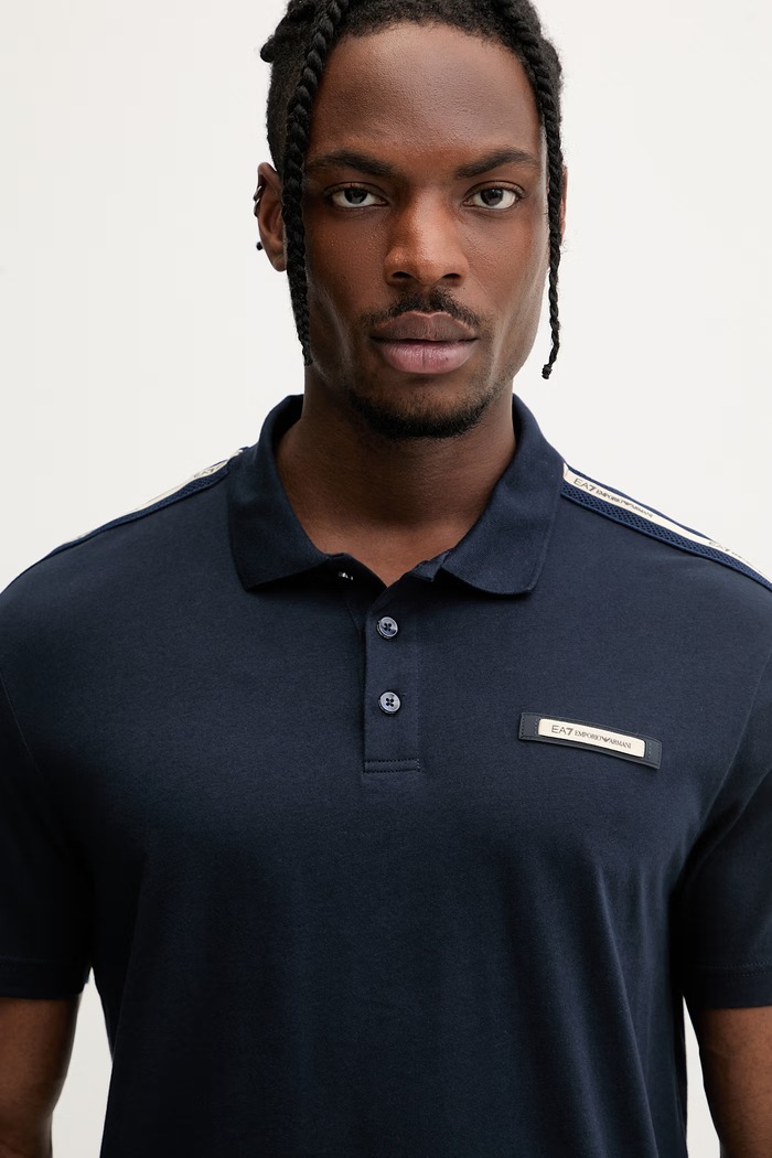 EA7 Emporio Armani tricou pentru bărbați, din bumbac bleumarin AF10375.7M001477