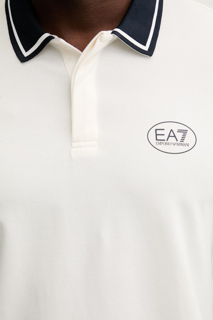 EA7 Emporio Armani Тениска с яка мъжка AF13511.7M001538 бежов