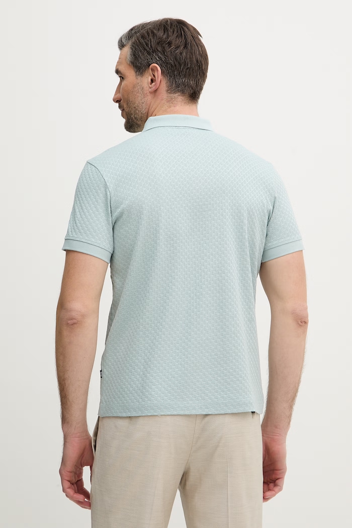 Îmbrăcăminte Joop! polo de bumbac 30100501 turcoaz
