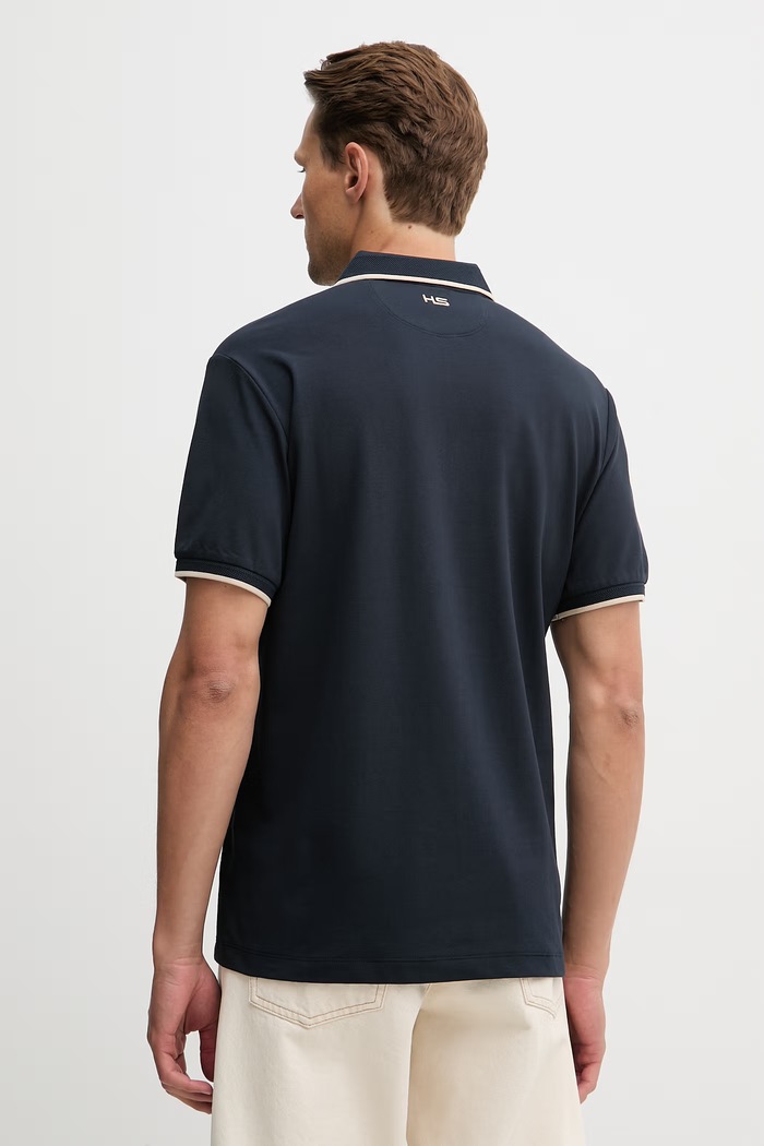 Oblečenie Polo tričko Hackett London HM5600112 tmavomodrá
