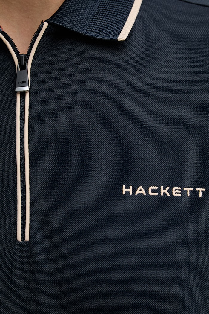 Polo tričko Hackett London HM5600112 tmavomodrá
