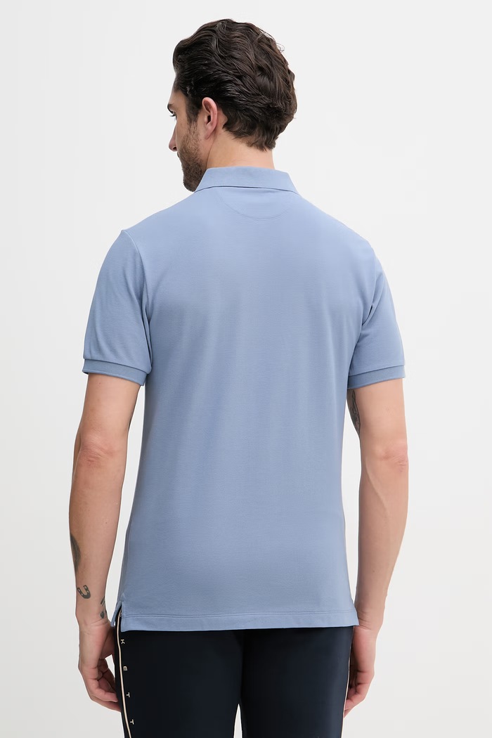 Oblečenie Bavlnené polo tričko Hackett London HM5600148 modrá