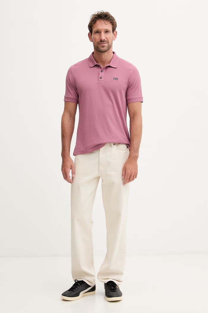 Helly Hansen pánske polo tričko DRIFTLINE 50584.664 ružová SS26