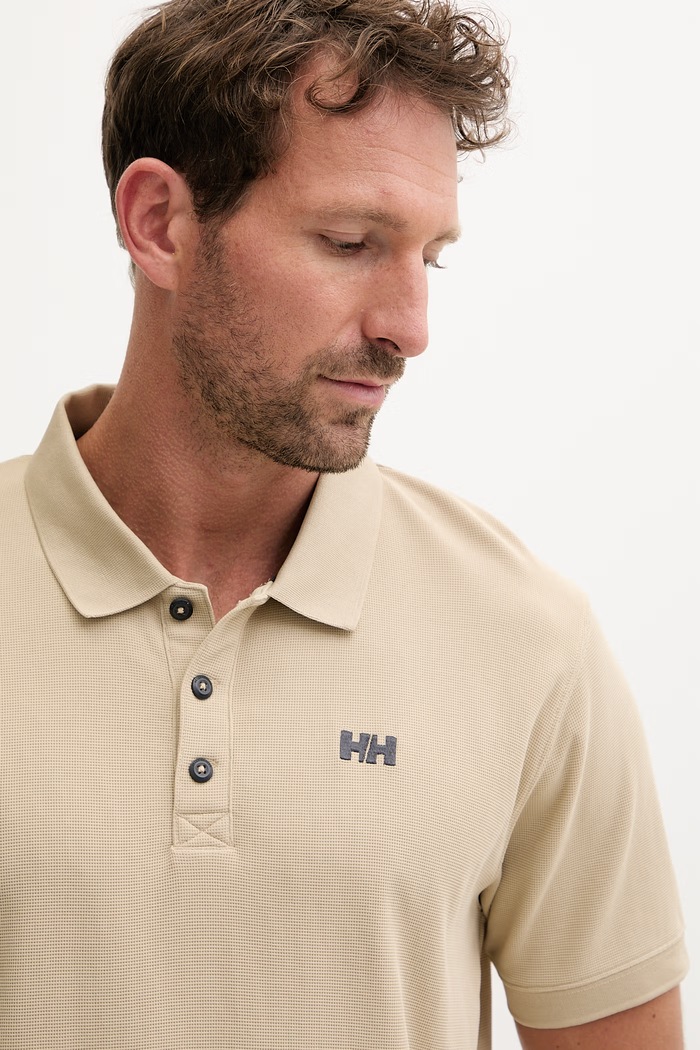 Helly Hansen polo tričko pánske bavlnené DRIFTLINE béžová 50584.079