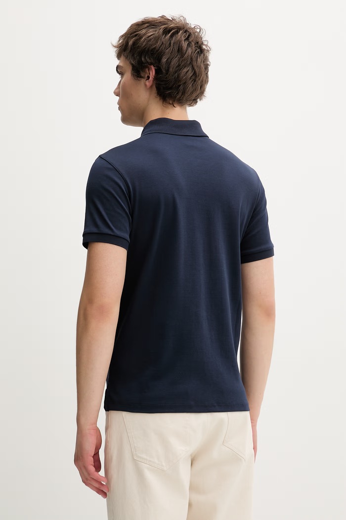 Îmbrăcăminte Calvin Klein polo pentru bărbați, din bumbac LV04LE255G bleumarin