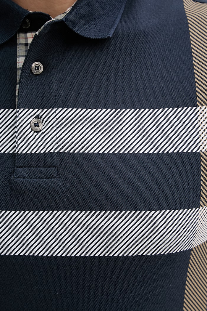 Barbour polo de bumbac Blaine MML1117 bleumarin
