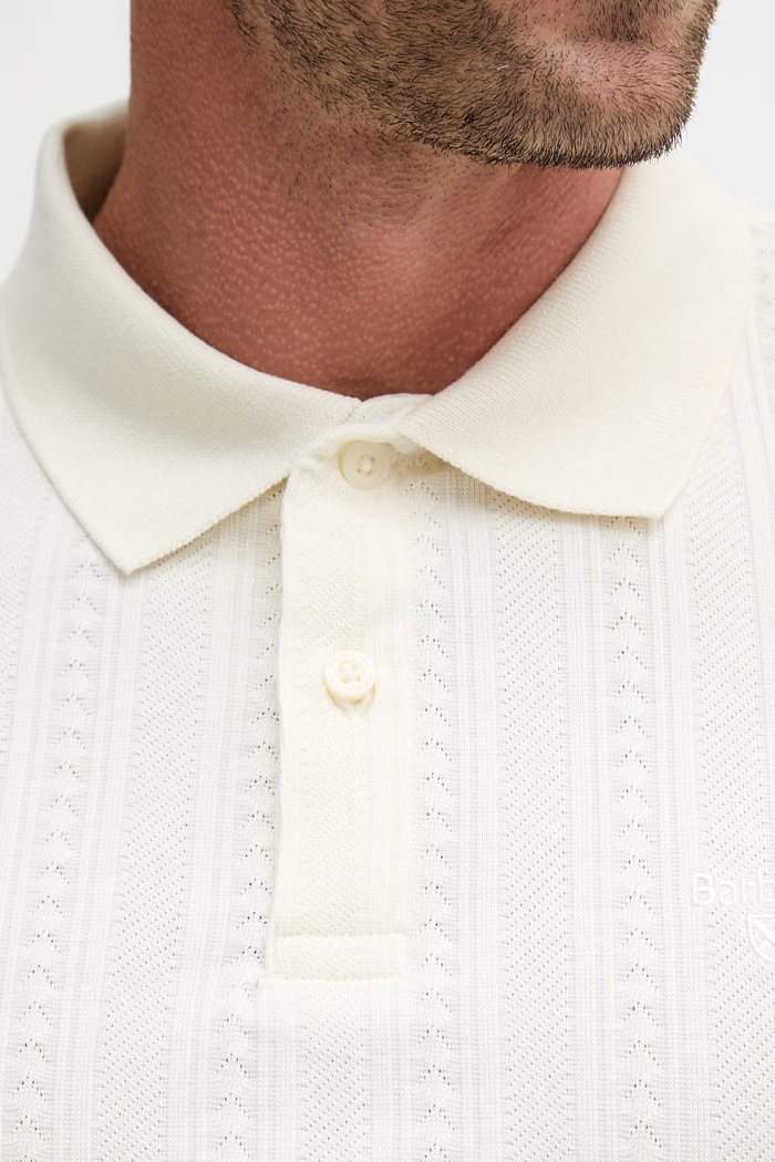 Barbour polo pentru bărbați, din bumbac Harwell MML1531 bej