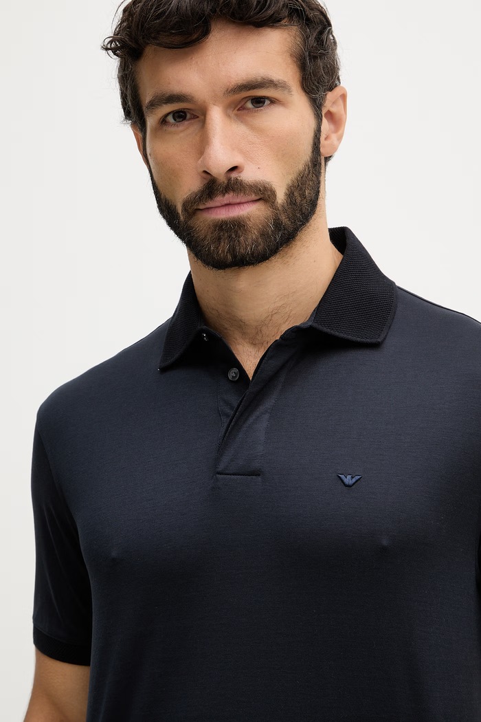 Emporio Armani tricou polo bleumarin EM004588.AF10017