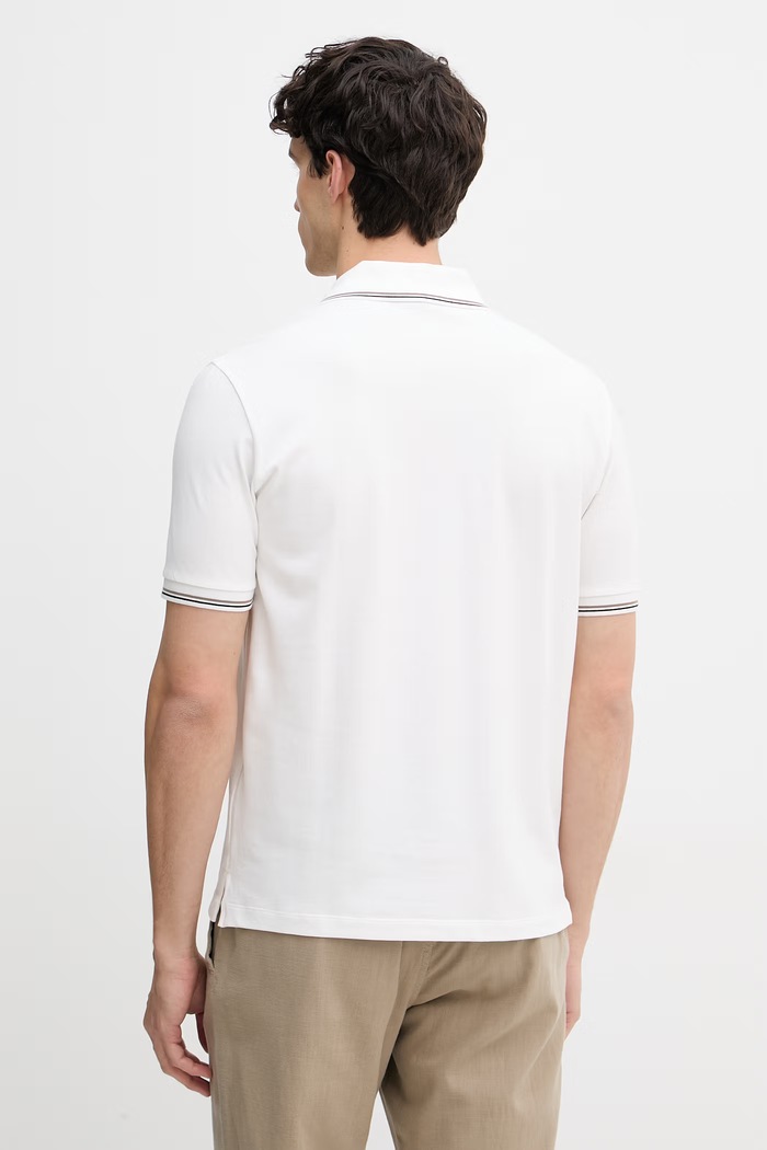 Ruházat Emporio Armani t-shirt férfi pamut elasztánnal EM004606.AF23090 fehér