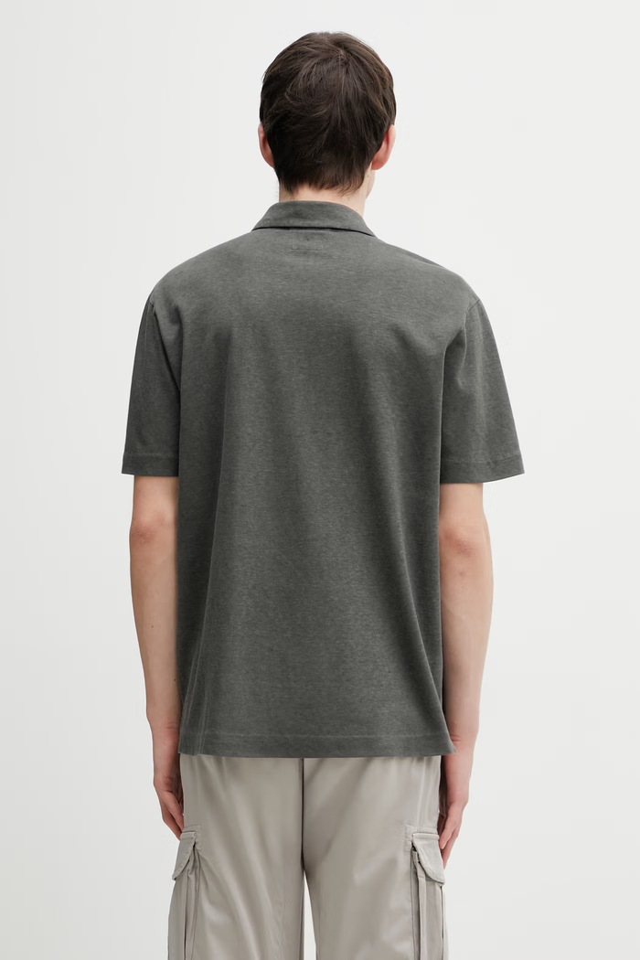 Clothing C.P. Company cotton polo shirt 20CMPL201A110643P gray