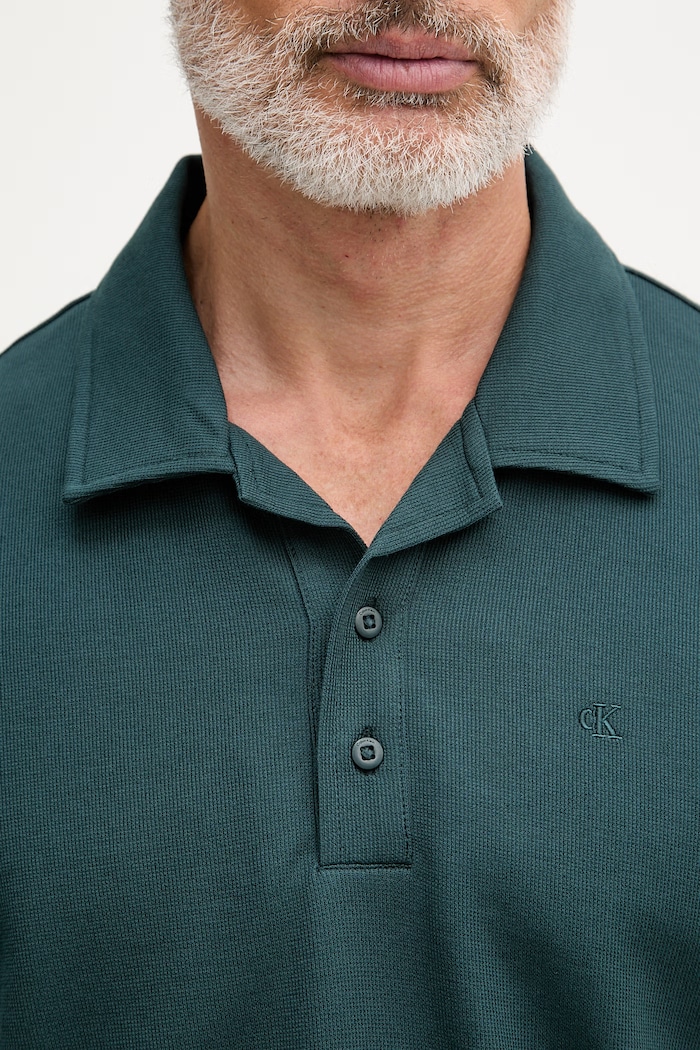Calvin Klein Jeans polo pentru bărbați, din bumbac LV04RF205G verde