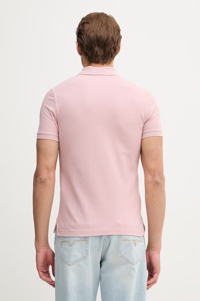 Oblečenie Bavlnené polo tričko United Colors of Benetton 3089J3179. ružová
