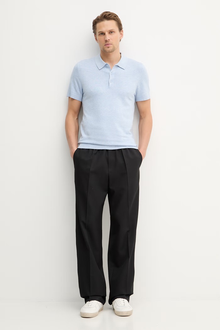 Polo tričko Lindbergh 30.800159 modrá SS26