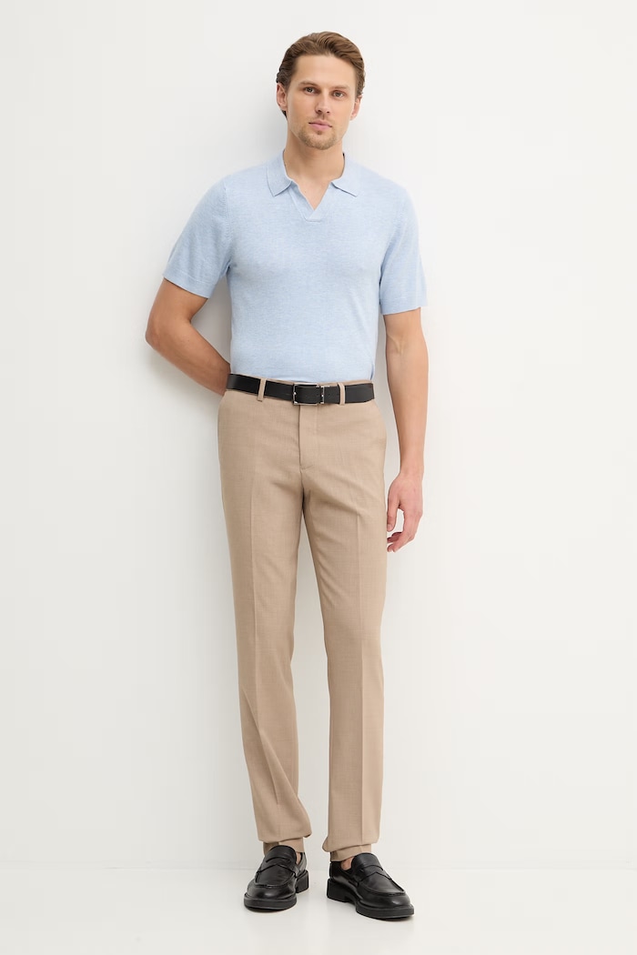 Polo tričko Lindbergh 30.800159B modrá SS26