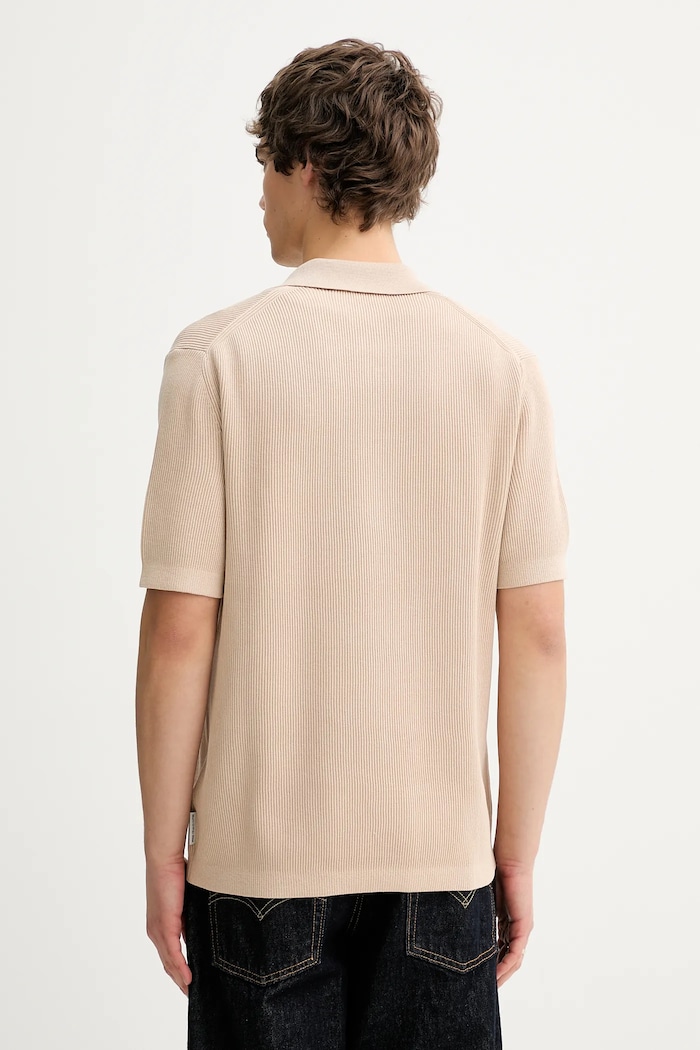 Îmbrăcăminte Marc O'Polo tricou polo 5000008077 bej