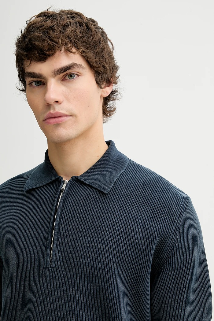 Marc O'Polo tricou polo bleumarin 5000008077