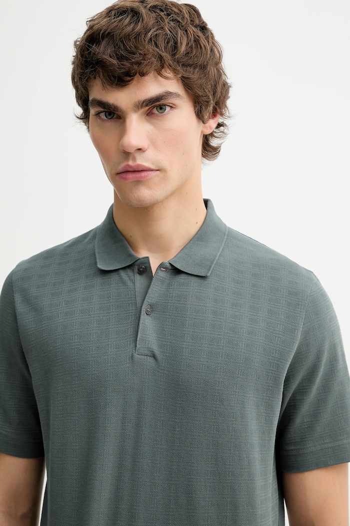 Marc O'Polo polo de bumbac verde 5000012662