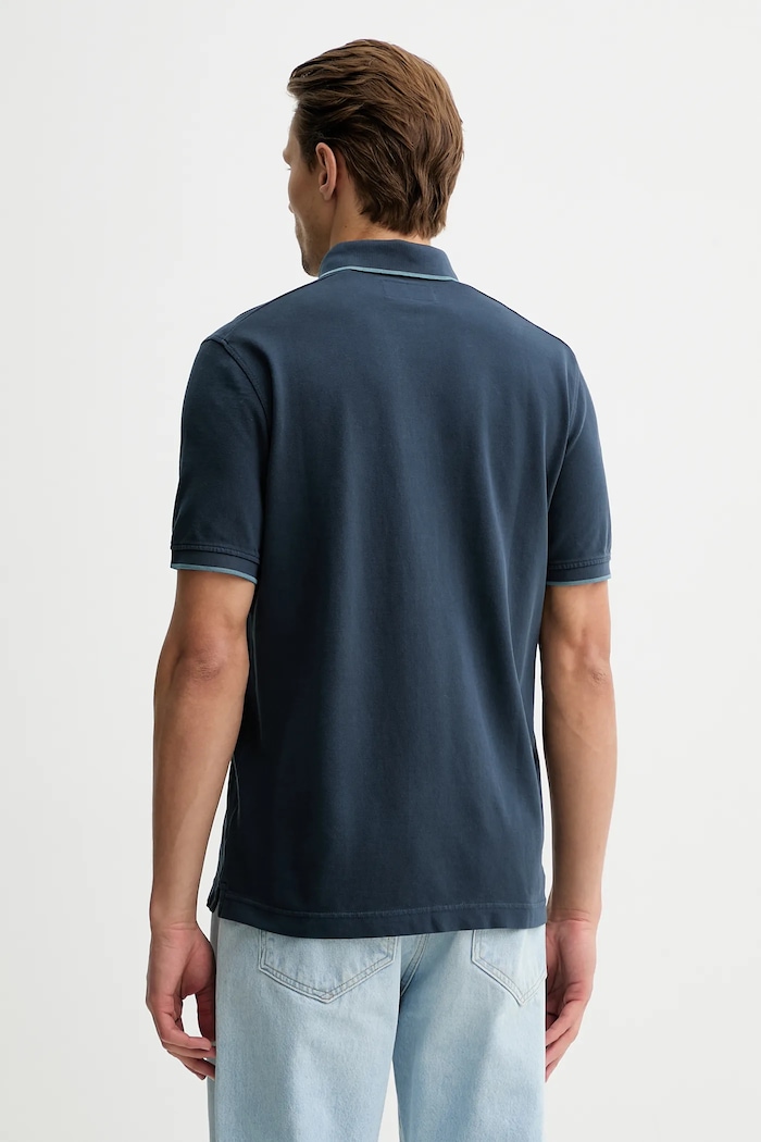 Îmbrăcăminte Marc O'Polo polo de bumbac 5000012668 bleumarin