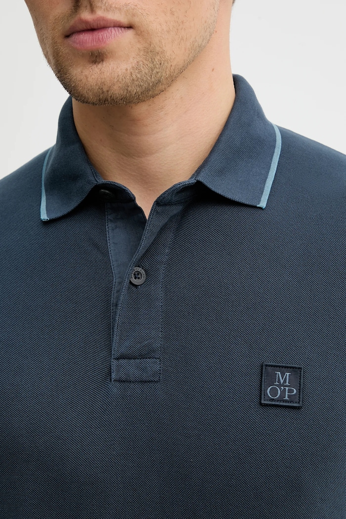 Marc O'Polo polo de bumbac 5000012668 bleumarin