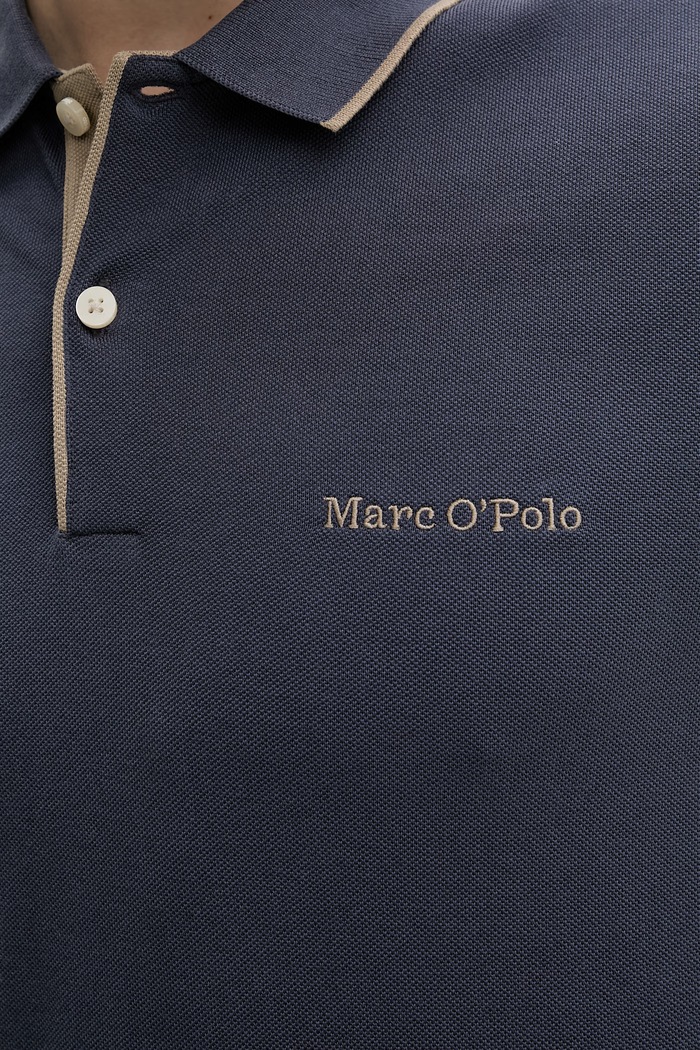 Marc O'Polo тениска с яка мъжка от памук 5000012673