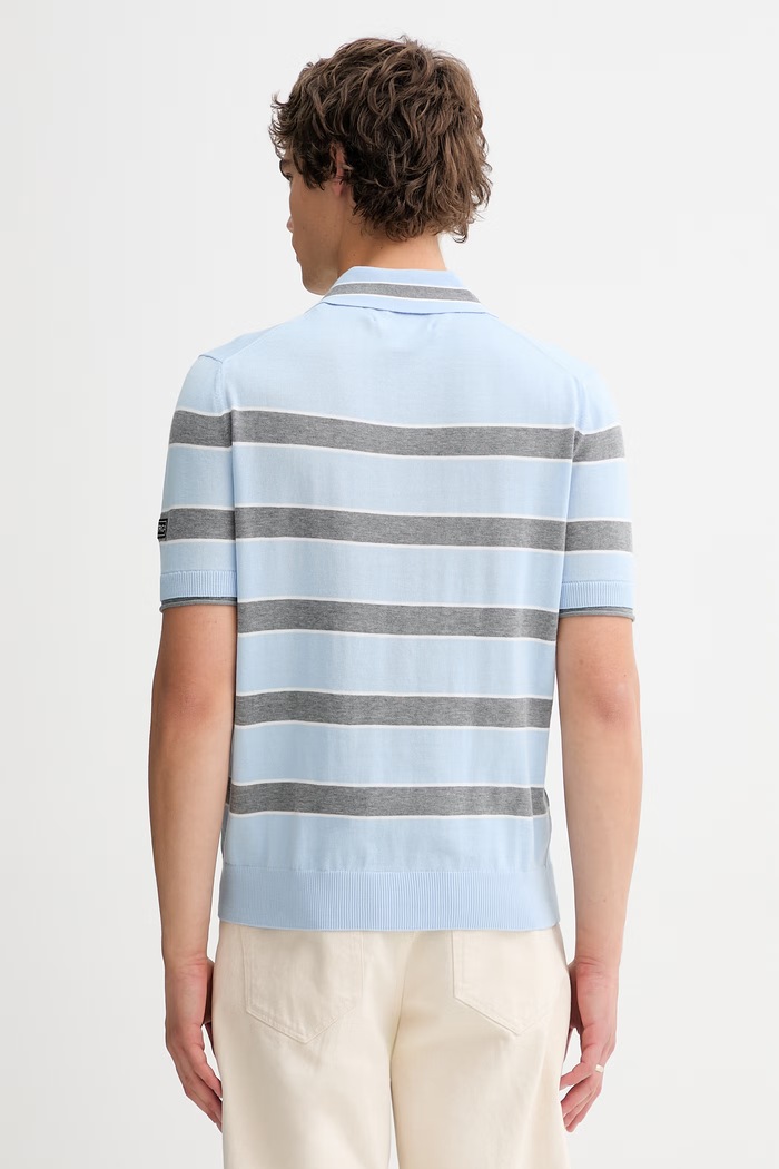 Odzież Iceberg polo bawełniane A002.9503 niebieski