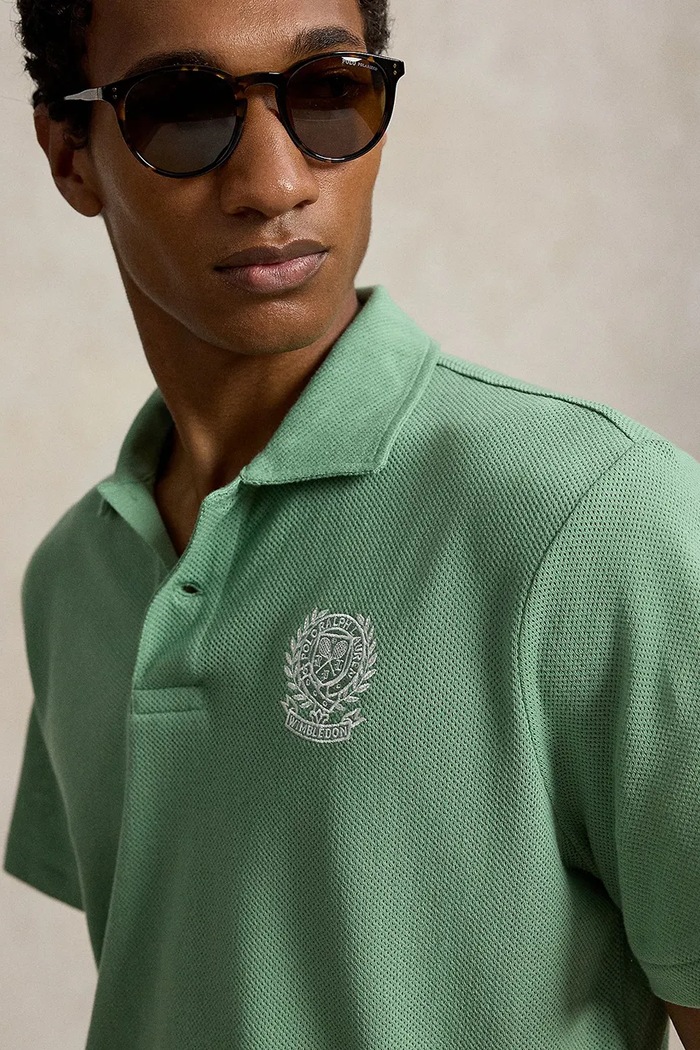 Polo Ralph Lauren polo męskie bawełniane zielony 710B16050