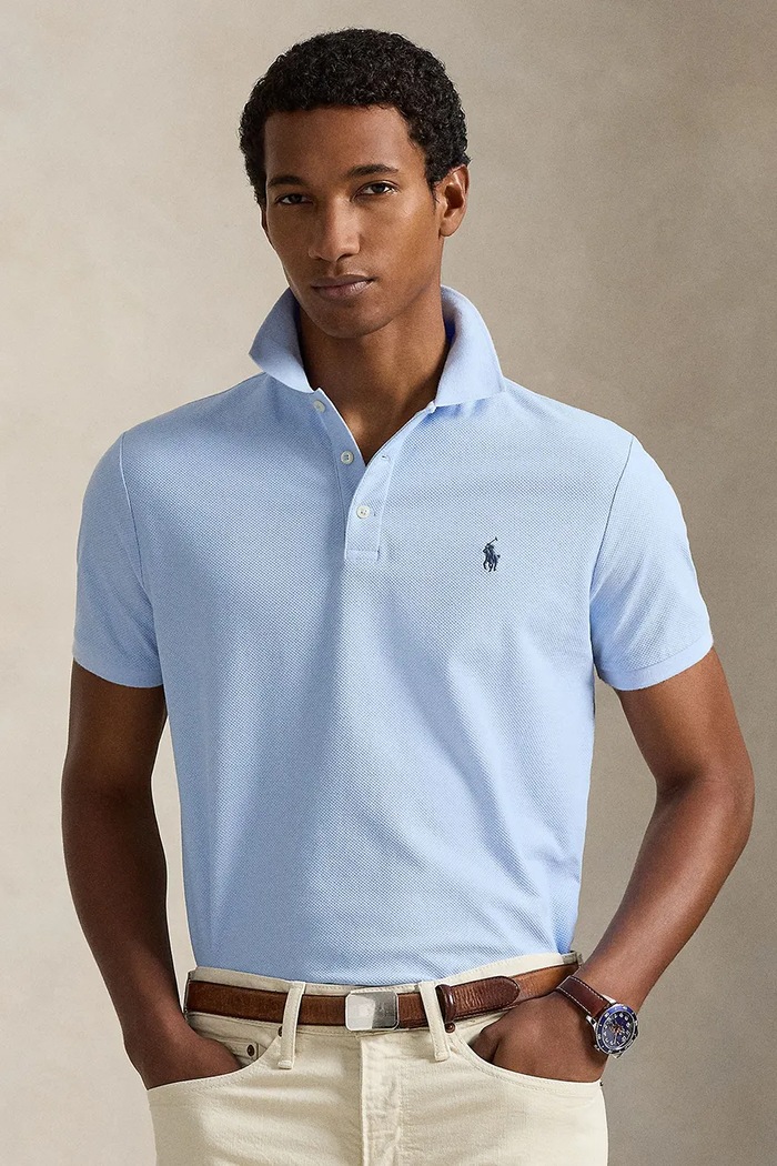Polo Ralph Lauren cotton polo shirt cotton blue 710B13479