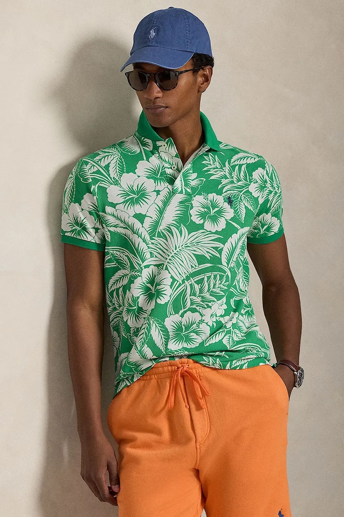 Bavlnené polo tričko Polo Ralph Lauren slim zelená 710B13529