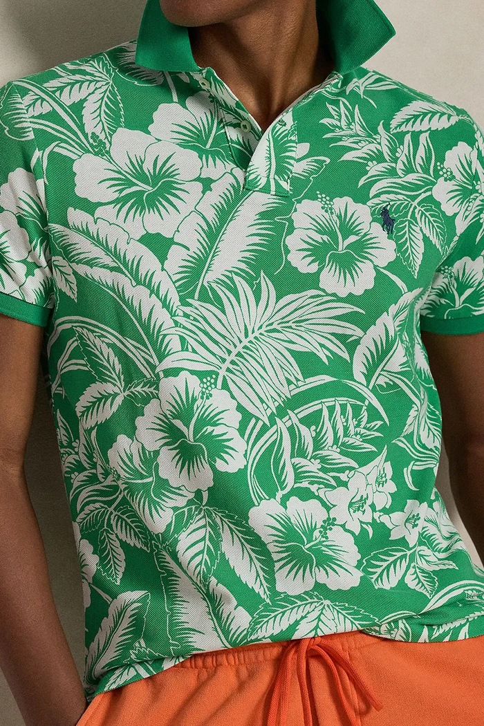 Bavlnené polo tričko Polo Ralph Lauren zelená 710B13529