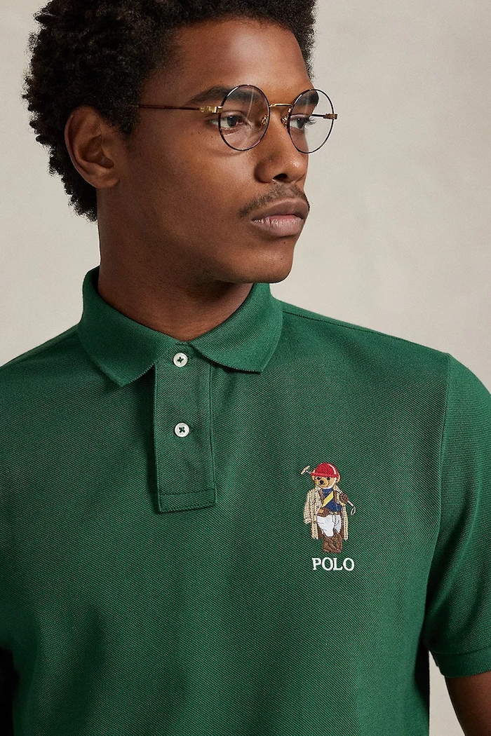 Bavlnené polo tričko Polo Ralph Lauren zelená 710B16618