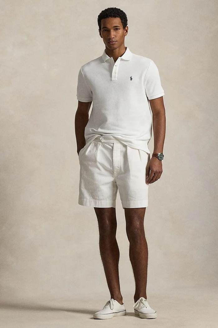 Oblečenie Polo tričko Polo Ralph Lauren 710A12484 biela