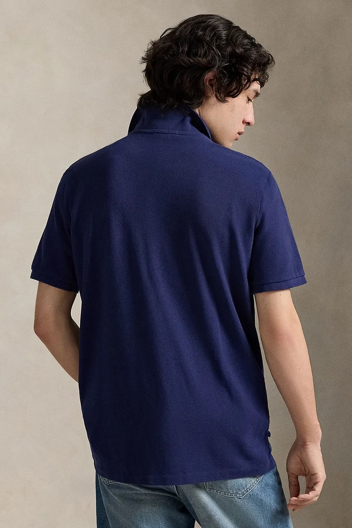 Bombažen polo Polo Ralph Lauren 710B14620 modra SS26