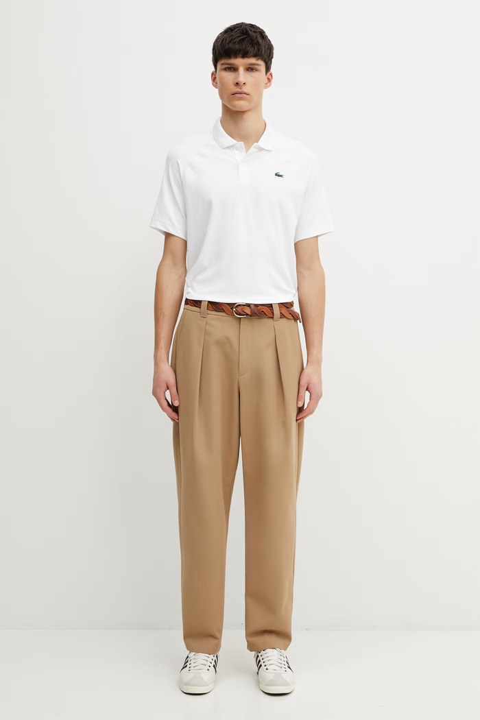 Polo tričko Lacoste DH0159 bílá