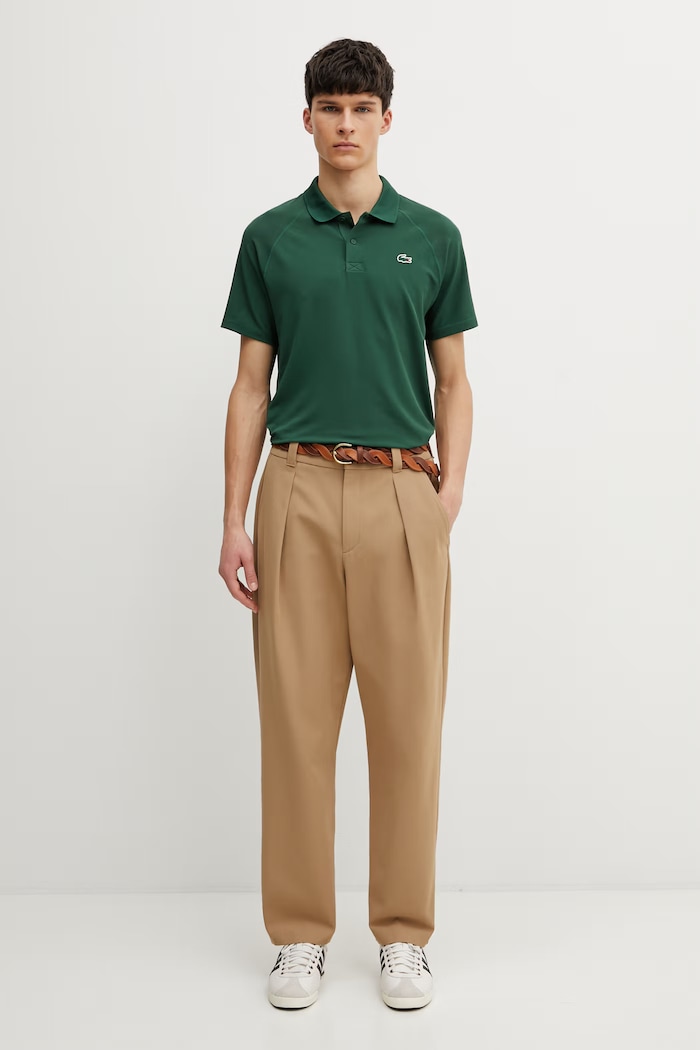 Polo tričko Lacoste DH0159 zelená
