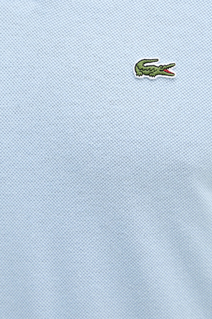 Lacoste polo s příměsí lnu pánské PH2449 modrá