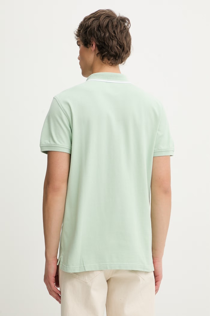 Îmbrăcăminte Levi's polo de bumbac LEVIS HM POLO 35883.0371 verde