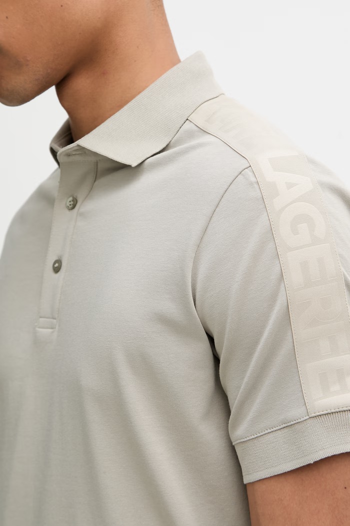 Karl Lagerfeld polo pentru bărbați, cu bumbac 562235.745019 verde