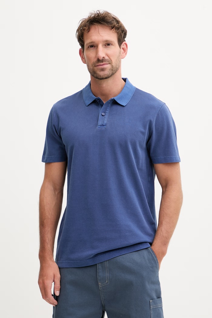 BOGNER Fire+Ice polo bărbați din bumbac RAMON4 bleumarin 54379610