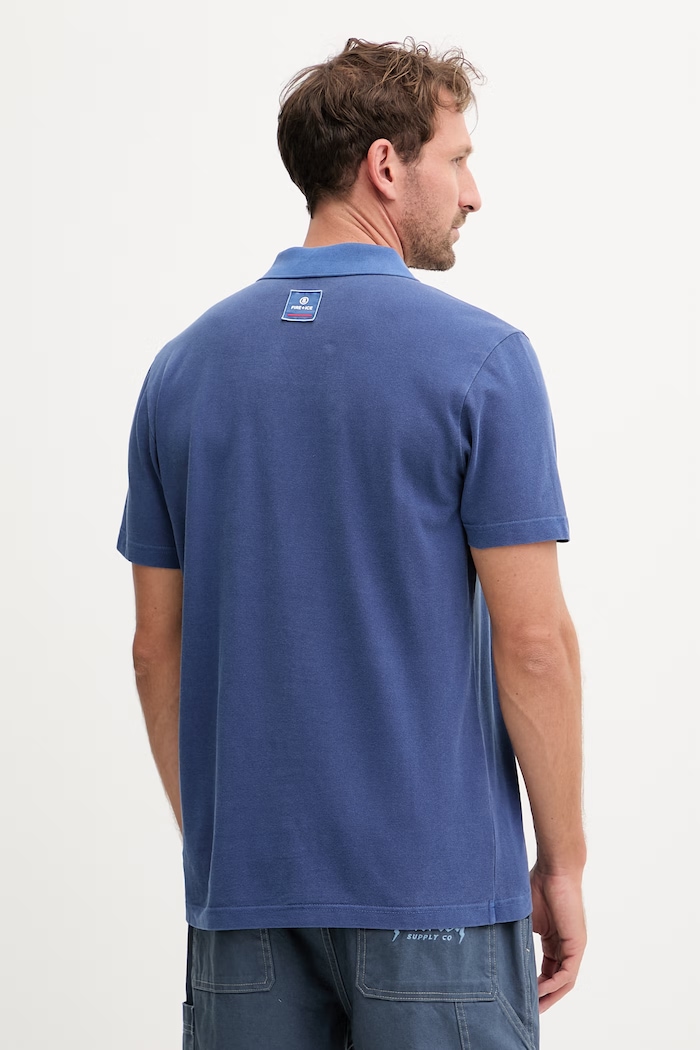 Îmbrăcăminte BOGNER Fire+Ice polo bărbați din bumbac RAMON4 54379610 bleumarin
