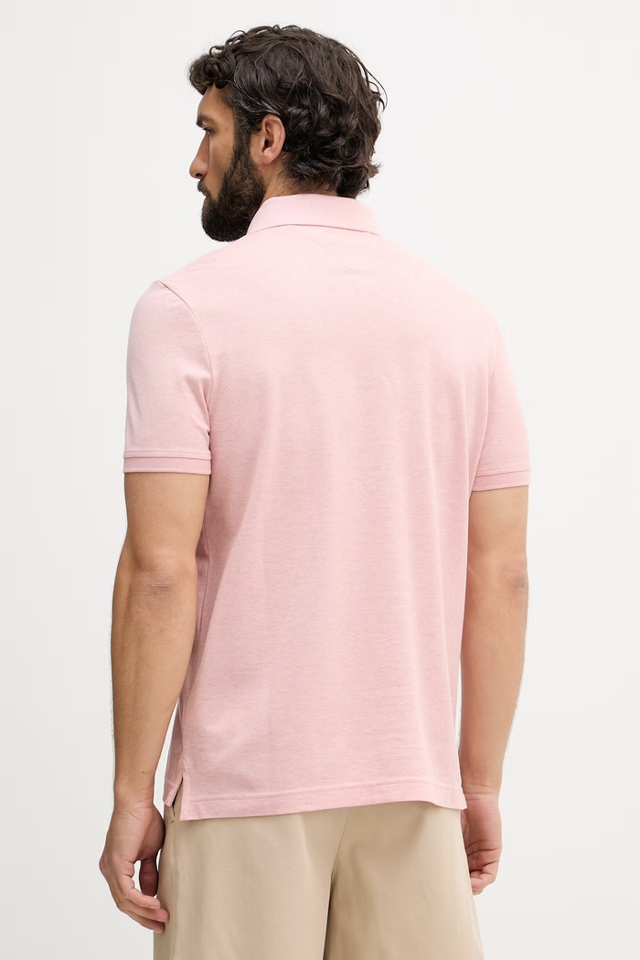 Îmbrăcăminte Tommy Hilfiger polo pentru bărbați, din bumbac MW0MW41513 roz