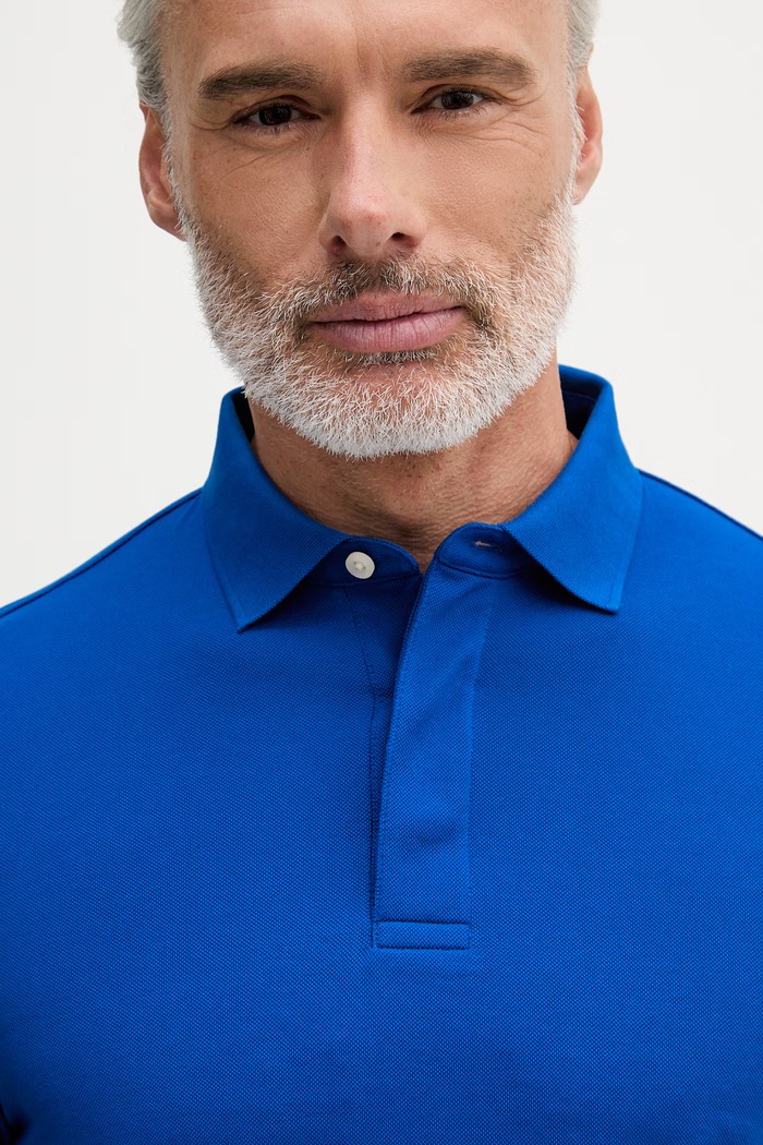 Tommy Hilfiger polo pentru bărbați, din bumbac albastru MW0MW41513