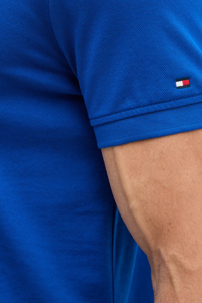 Tommy Hilfiger polo pentru bărbați, din bumbac MW0MW41513 albastru
