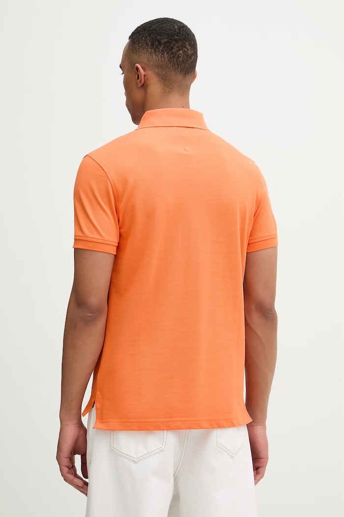 Oblečenie Tommy Hilfiger polo tričko pánske MW0MW17771.. oranžová